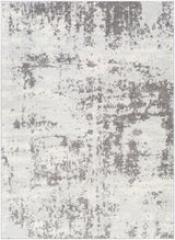 Sarah Abstract Modern Marble White Rug