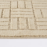 Royal 2-Piece Machine Washable Non-Slip Light Beige Bathroom Rug Set