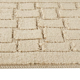 Tegan 2-Piece Machine Washable Non-Slip Light Beige Bathroom Rug Set