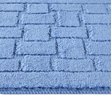 Tegan 2-Piece Machine Washable Non-Slip Blue Bathroom Rug Set