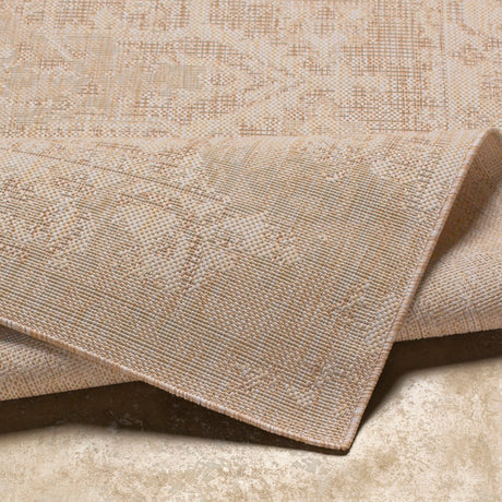 Gena In- & Outdoor Oriental Jute-Look Brown Rug - Image 4