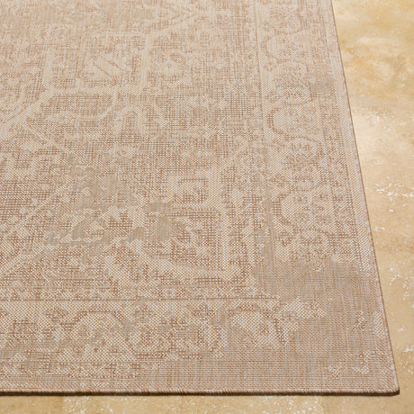 Gena In- & Outdoor Oriental Jute-Look Brown Rug - Image 5