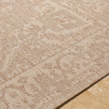 Gena In- & Outdoor Oriental Jute-Look Brown Rug