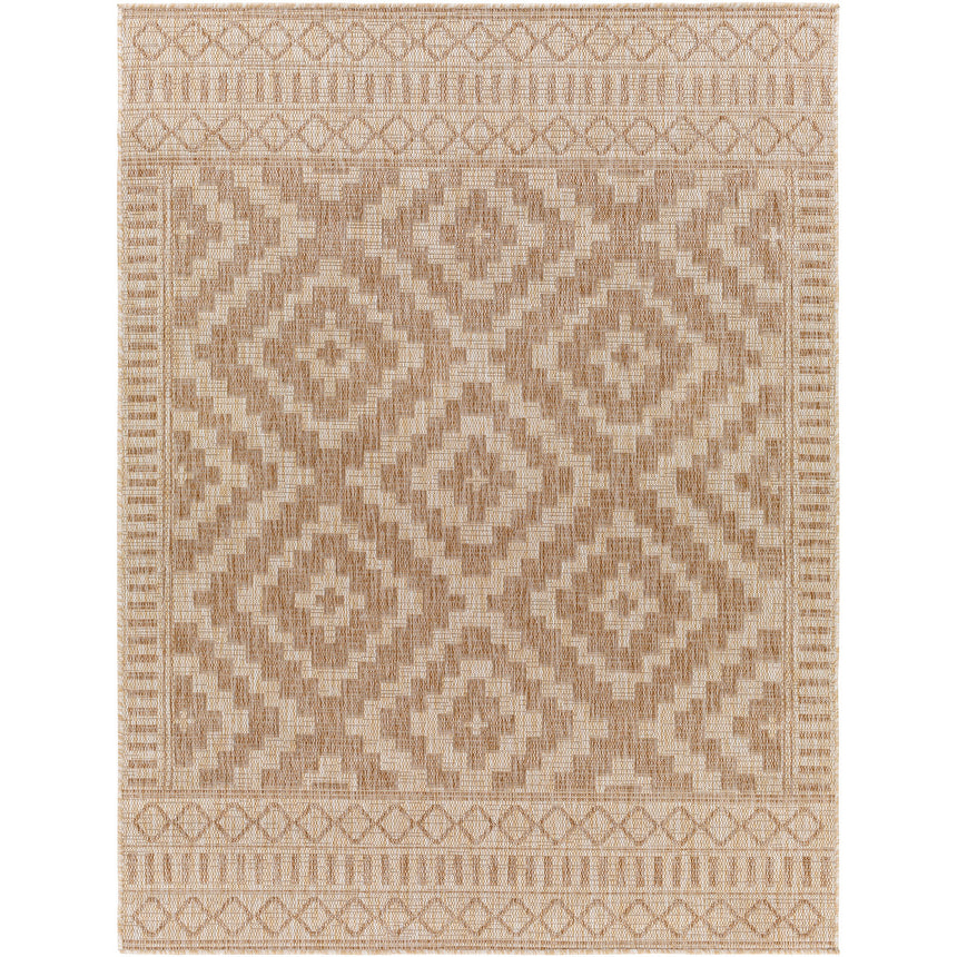 Tricia In- & Outdoor Global Jute-Look Brown Rug