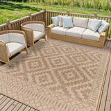Tricia In- & Outdoor Global Jute-Look Brown Rug