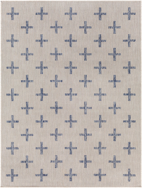 Gavina In- & Outdoor Global Dark Blue Rug - Image 1