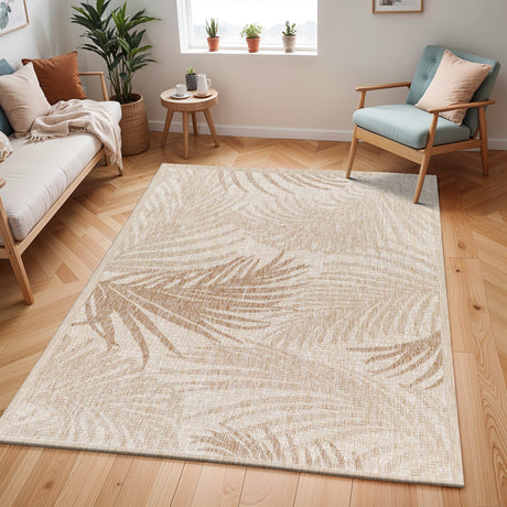 Vanessa In- & Outdoor Coastal Jute-Look Brown Rug - Image 2