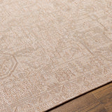 Linda In- & Outdoor Oriental Jute-Look Brown Rug