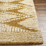 Nuria Shaggy Modern Plush Pile Camel Rug