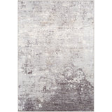 Fiona Abstract Modern Marble Silver Grey Rug