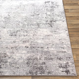 Fiona Abstract Modern Marble Silver Grey Rug