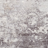 Fiona Abstract Modern Marble Silver Grey Rug