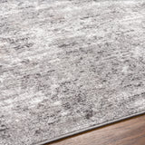 Fiona Abstract Modern Marble Silver Grey Rug