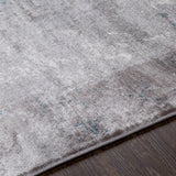 Giulia Abstract Modern Marble Teal Rug